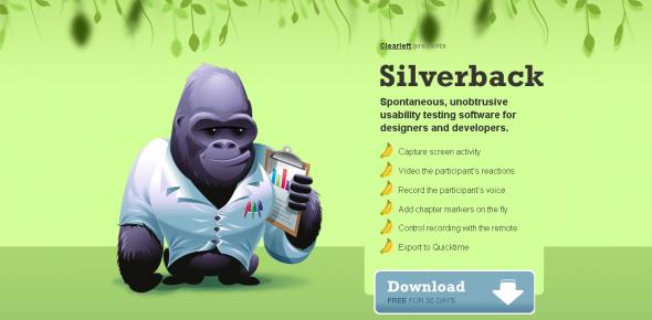 Screenshot Silverback App
